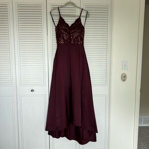 Burgundy Gown